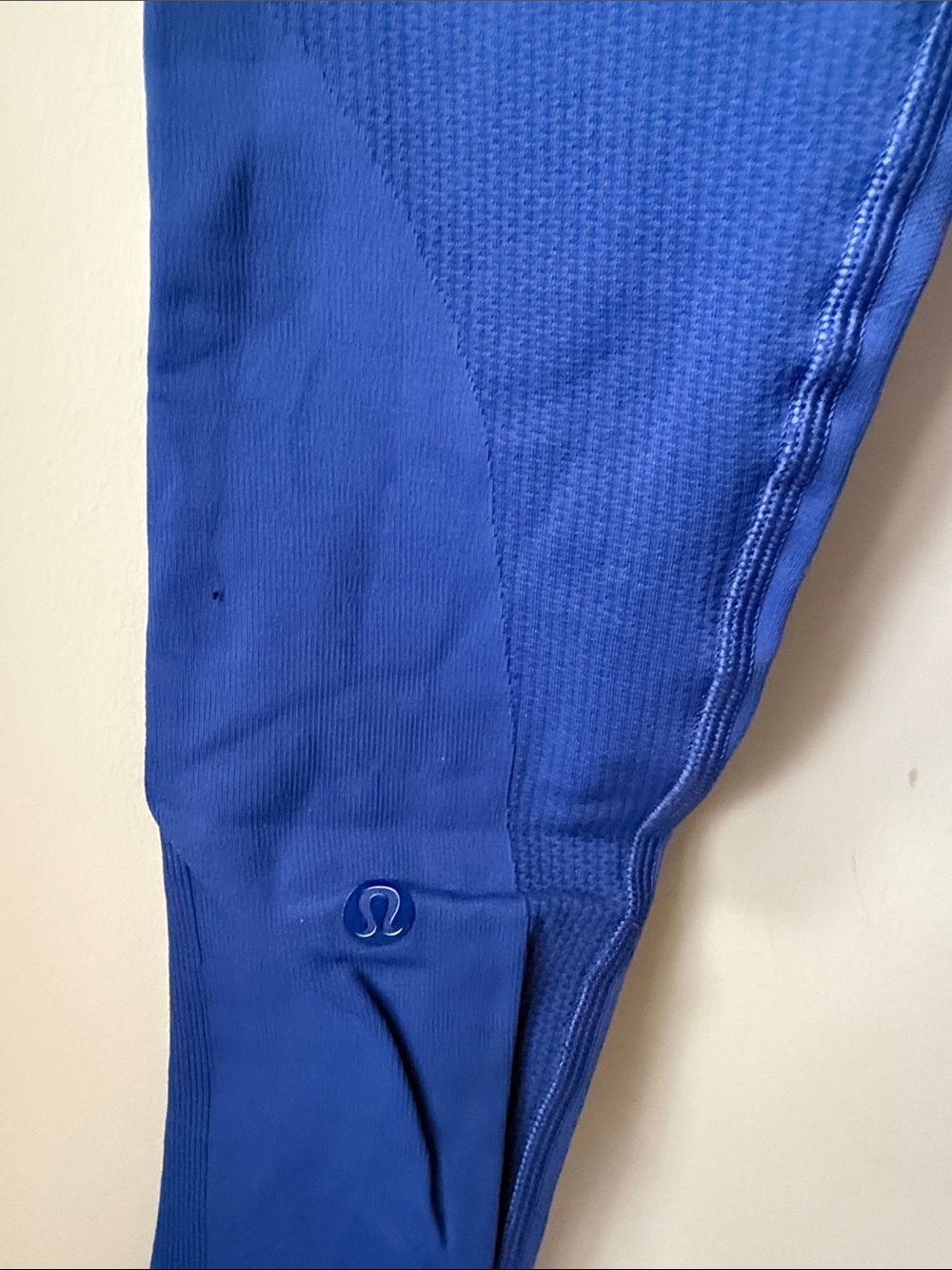 Lululemon Zone In Tight Bright Blue High Rise Seamless Leggings - Picture 3 of 4